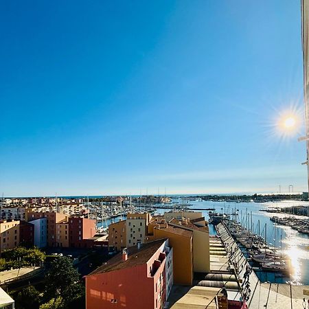 Centre Port,Vue Panoramique,Clim,Balcon,Wifi Apartman Agde Kültér fotó